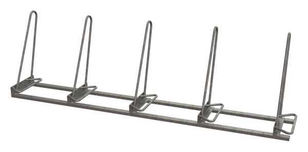 Bike Rack, Galv, (5)Bikes, 29-1/2inH, 101inL