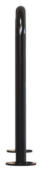 Bike Rack, Blk, (5) Bikes, 36 in. H, 3 in. W