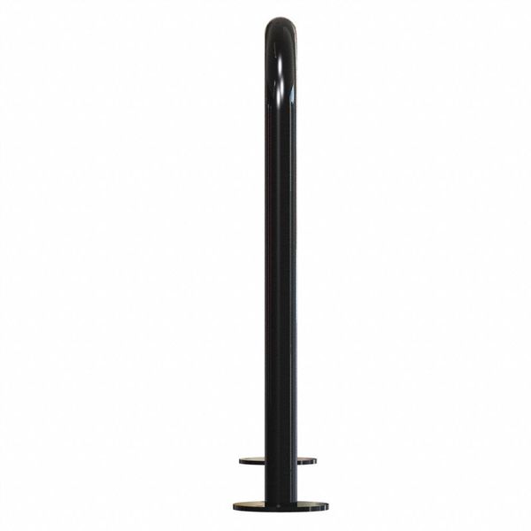 Bike Rack, Blk, (7) Bikes, 36 in. H, 3 in. W