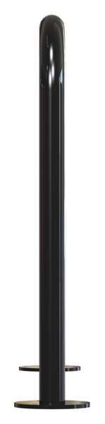 Bike Rack, Blk, (7) Bikes, 36 in. H, 3 in. W