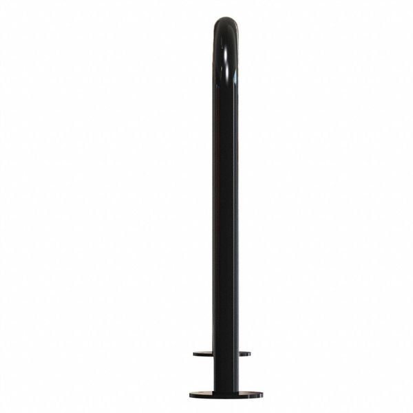 Bike Rack, Blk, (9) Bikes, 36 in. H, 3 in. W