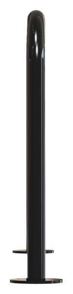 Bike Rack, Blk, (9) Bikes, 36 in. H, 3 in. W