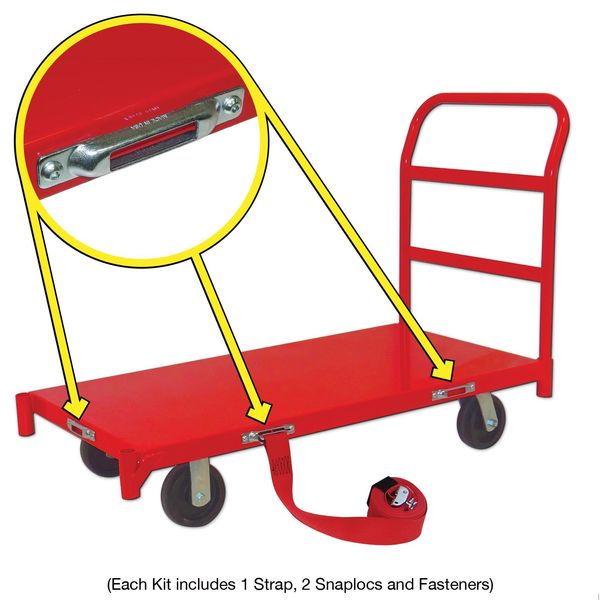 Platform Cart Strap Anchor Kit with Cam