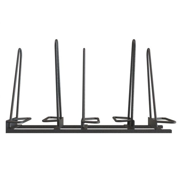 Bike Rack, Galv, (5)Bikes, 29-1/2in.H, 53inL