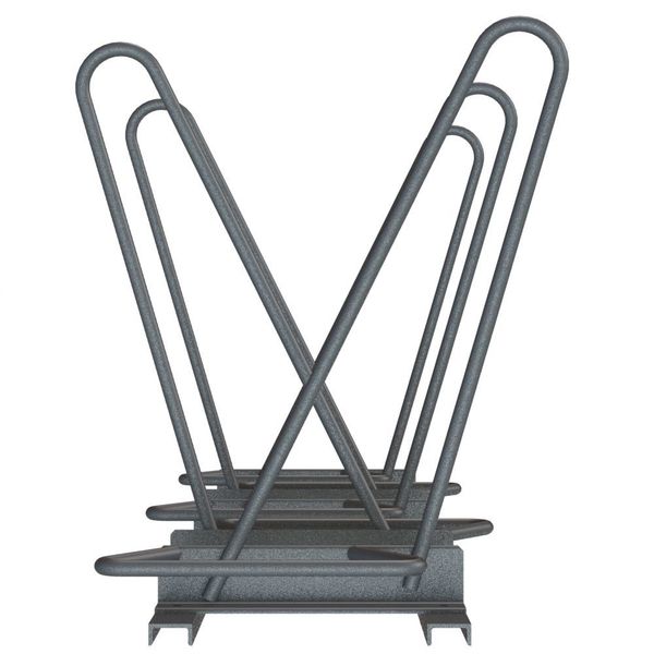 Bike Rack, Galv, (5)Bikes, 29-1/2in.H, 53inL