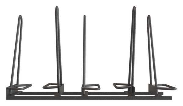 Bike Rack, Galv, (5)Bikes, 29-1/2in.H, 53inL