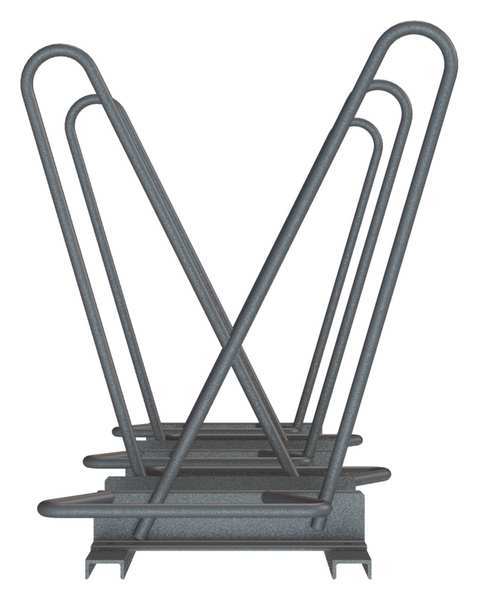 Bike Rack, Galv, (5)Bikes, 29-1/2in.H, 53inL