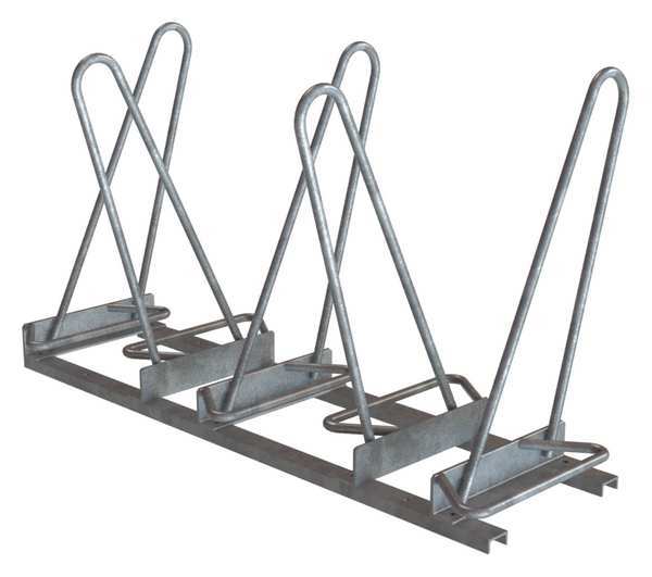 Bike Rack, Galv, (5)Bikes, 29-1/2in.H, 53inL