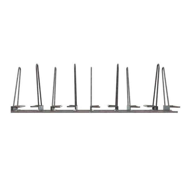 Bike Rack, Galv, (9)Bikes, 101inL, 24-3/4inW