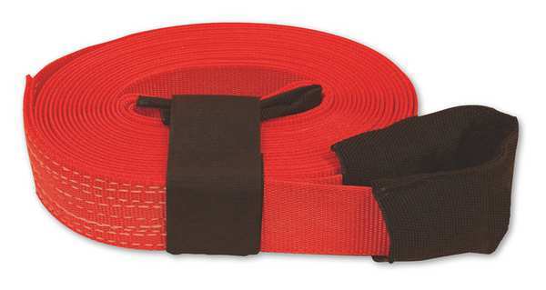 Tow Strap, 3333 lb. WLL, 2 in. W, Red