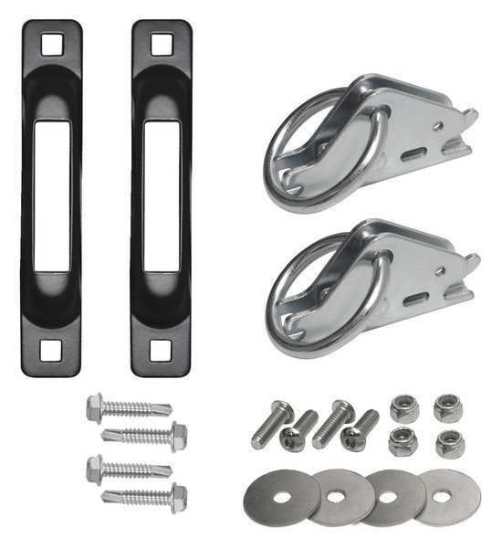 Logistic Tie-Down Anchor Kit, Stl, 1000lb.