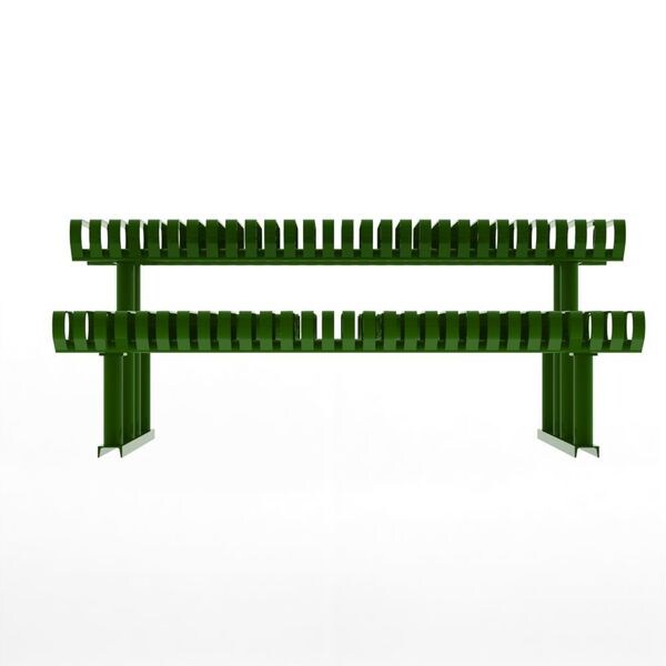 Picnic Table, Green, 71-1/2in.D, 77-1/2in.W