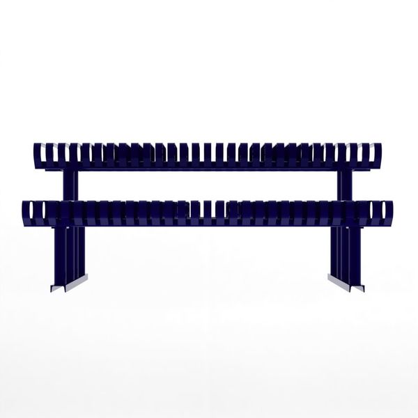 Picnic Table, Blue, 71-1/2 in.D, 77-1/2in.W