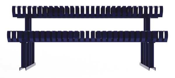 Picnic Table, Blue, 71-1/2 in.D, 77-1/2in.W