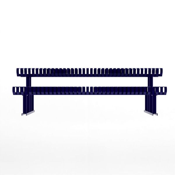 Picnic Table, Blue, 94 in. D, 30 in. H