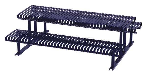 Picnic Table, Blue, 94 in. D, 30 in. H