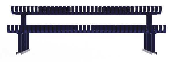 Picnic Table, Blue, 94 in. D, 30 in. H