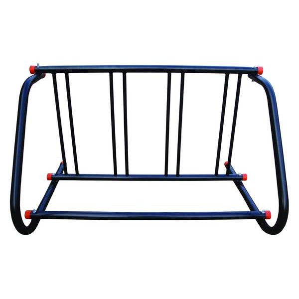 Bike Rack, Black, 49-5/8 in. L, 4-Bike