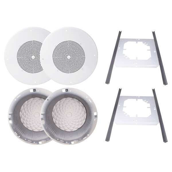 In-Ceiling Speaker Kit, 13inLx3-1/2inH, PR