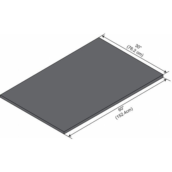 Work Surface, Phenolic, Black