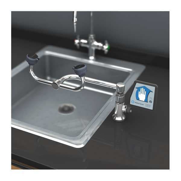 Eyewash, Plastic Spray Head, Silver