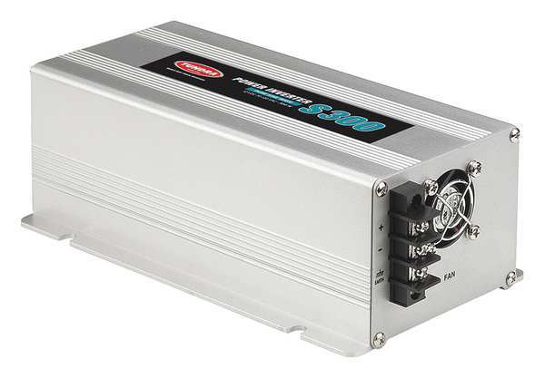 Inverter, Aluminum Case, Pure Sine Wave Form, 300 W Nominal Output, 2 Outlets