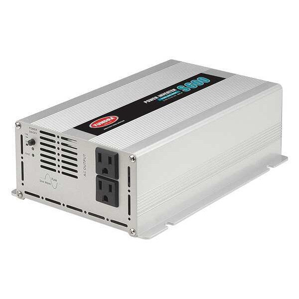 Inverter, Aluminum Case, 600 W Nominal Output, 2 Outlets