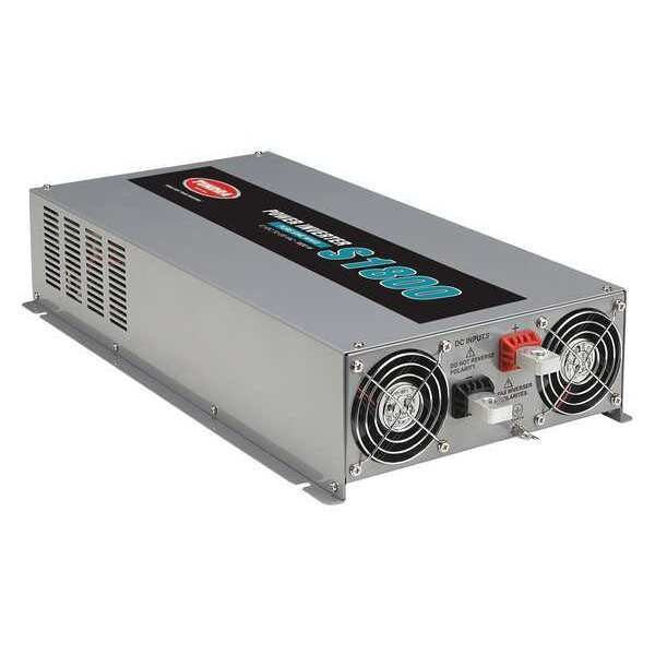 Inverter, Steel Case, Pure Sine Wave Form, 1,800 W Nominal Output, 1 Outlets