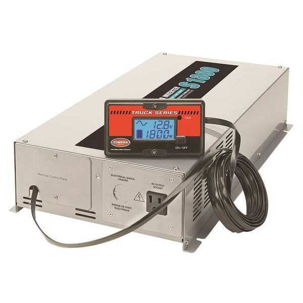 Inverter, Steel Case, Pure Sine Wave Form, 1,800 W Nominal Output, 1 Outlets