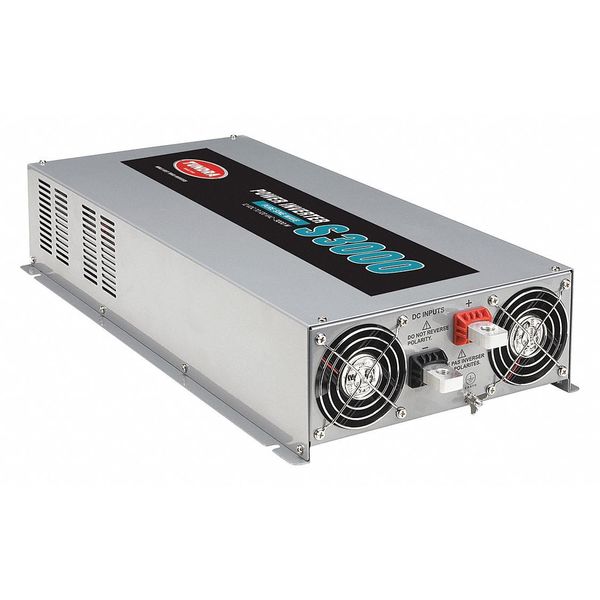 Inverter, Steel Case, Pure Sine Wave Form, 3,000 W Nominal Output, 1 Outlets