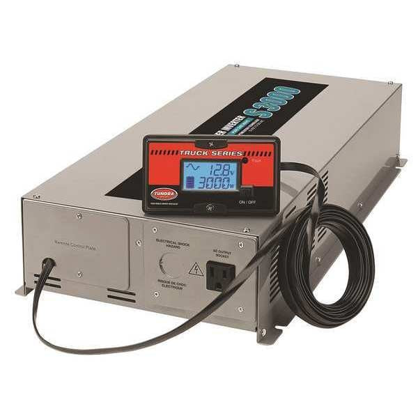 Inverter, Steel Case, Pure Sine Wave Form, 3,000 W Nominal Output, 1 Outlets