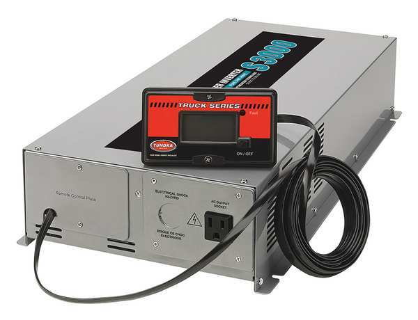 Inverter, Steel Case, Pure Sine Wave Form, 3,000 W Nominal Output, 1 Outlets