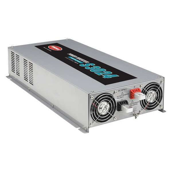 Inverter, Steel Case, Pure Sine Wave Form, 3,000 W Nominal Output, 1 Outlets