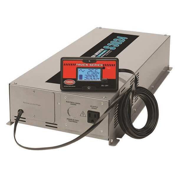 Inverter, Steel Case, Pure Sine Wave Form, 3,000 W Nominal Output, 1 Outlets