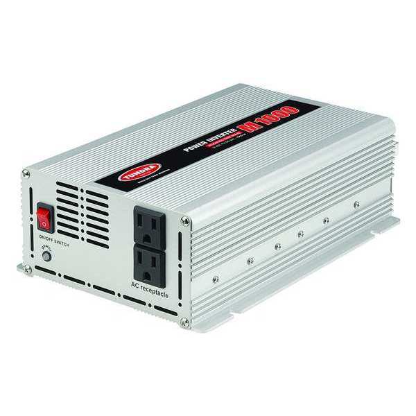 Inverter, Aluminum Case, 1,000 W Nominal Output, 2 Outlets