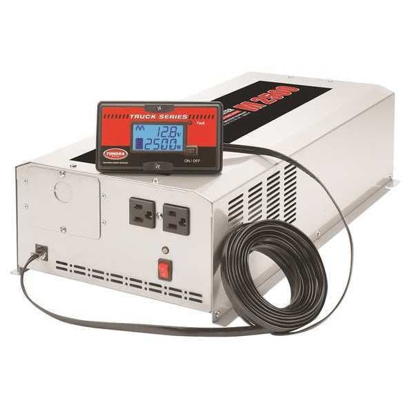 Inverter, Steel Case, 2,500 W Nominal Output, 2 Outlets