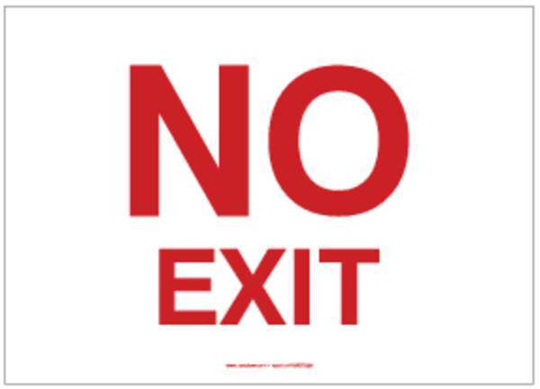 Exit Sign, No Exit, 7