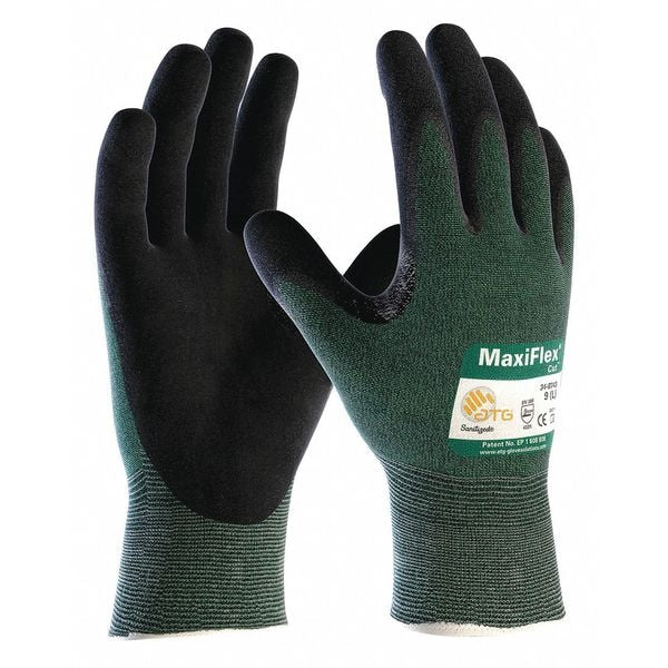 Cut Resistant Coated Gloves, A2 Cut Level, Nitrile, 2XL, 12PK