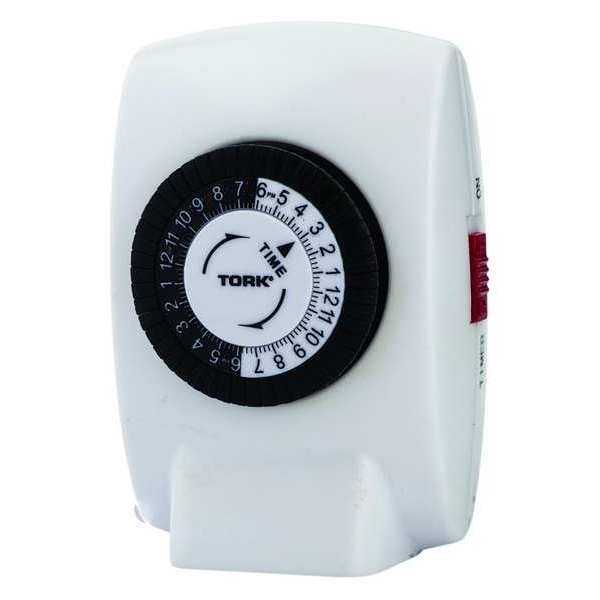 Plug In Timer, Wht, Indoor, 125V, Dgtl, 500W