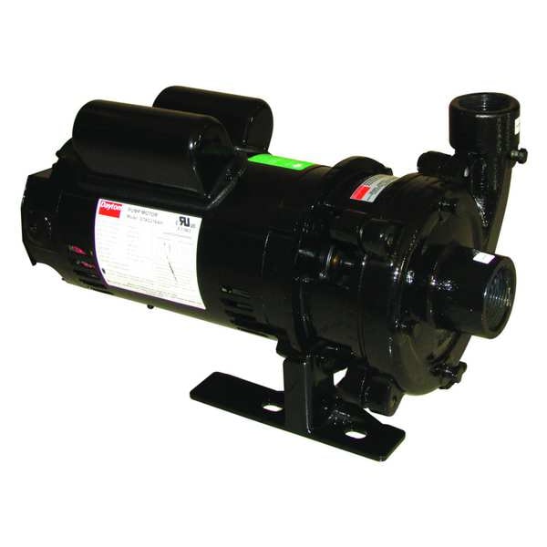 Pressure Booster Pump, 1 hp, 120/240V AC, 1 Phase, 1-1/2 in NPT Inlet Size, 1 Stage
