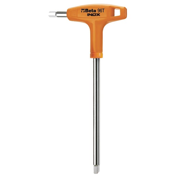 SAE T-Handle Hex Key, 1/4 in Tip Size, 6 1/2 in Long, 3 in Short