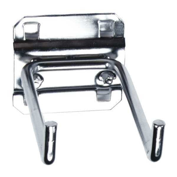 4 In. Double Rod 90 Degree Bend Stainless Steel Pegboard Hook for Stainless Steel LocBoard 3 Pack