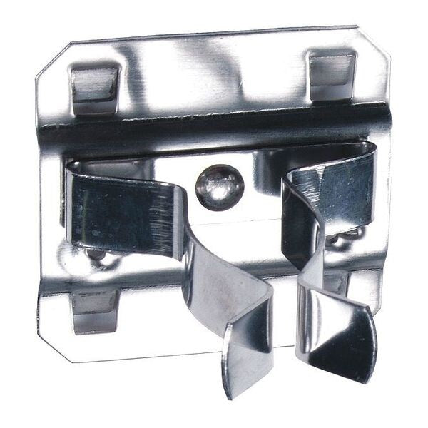 3/4 In. to 1-1/4 In. Hold Range Stainless Steel Extended Spring Clip for Stainless Steel LocBoard 3 Pack