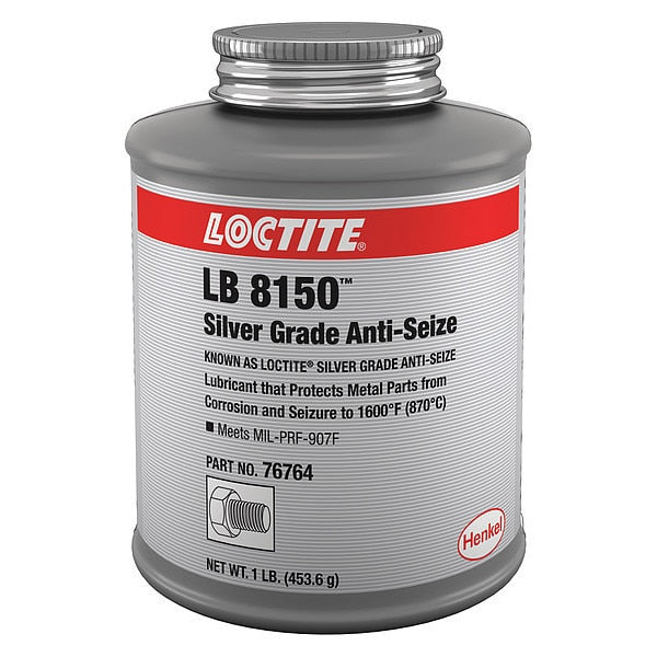 Anti-Seize, Silver, 16 oz, Brush Top Can LB 8150(TM) SILVER GRADE ANTI-SEIZE