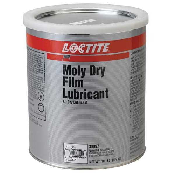 Dry Film Lubricant, 10 lb., Can, Black LB 8017 Moly Dry Film Lubricant