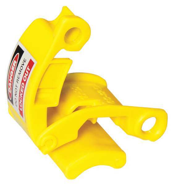 Plug Lockout, Yellow.1/4 in Dia.