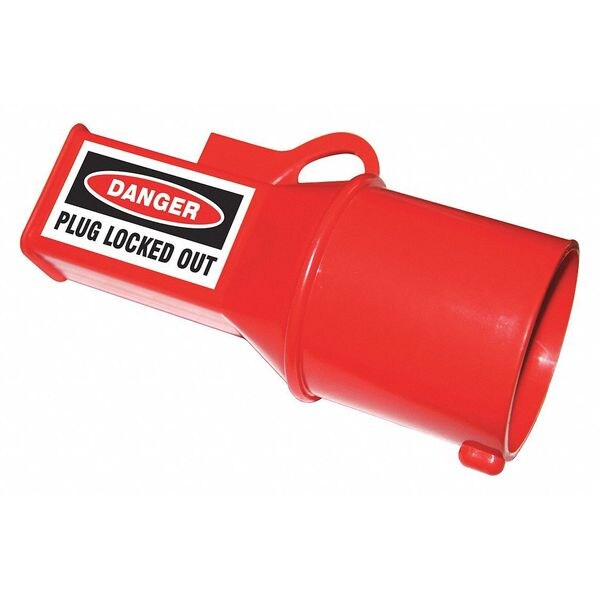 Plug Lockout, Red, 1/4