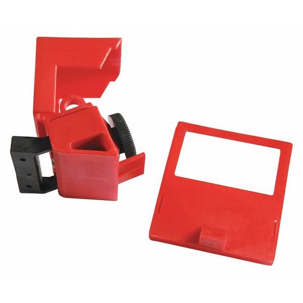 Circuit Breaker Lockout, Red, 2-3/4 in. L
