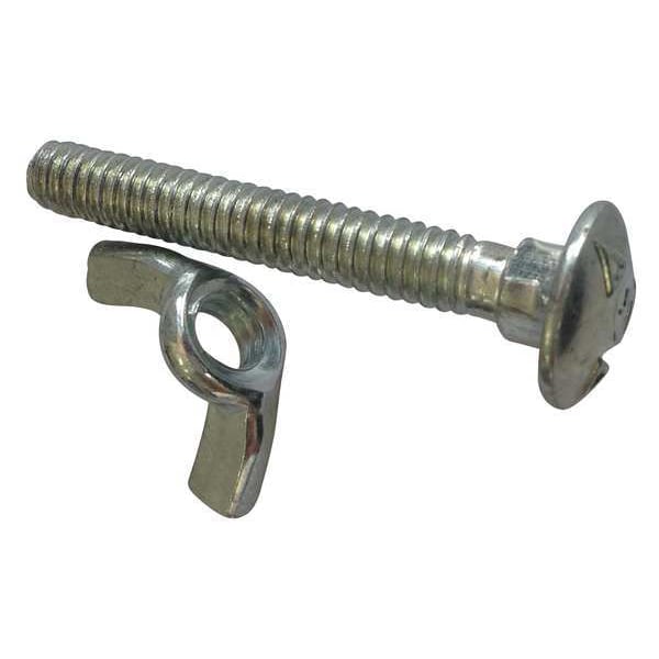 Bolt and Nut Kit, 1/4 to 1-3/4 In, PK20