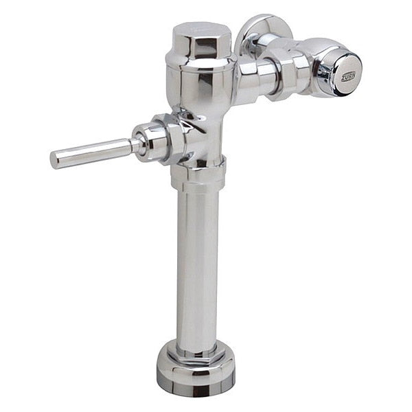 1.28 gpf, Urinal Manual Flush Valve, Polished Chrome, 1 in IPS